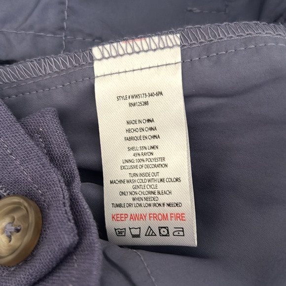 NWT Jason Wu Pleated Shorts High Waisted Linen Blend Summer Style Sz 6 - Picture 6 of 6